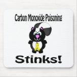 Carbon Monoxide Poisoning Stinks Skunk Awareness D Mouse Mat
