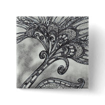 Carbon Space Flower 4 button