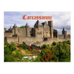 Carcassonne fortress in France Post Card
