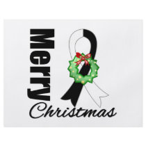 Carcinoid Cancer Awareness Merry Christmas Ribbon Personalized Flyer