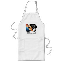 Carcinoid Cancer I Fight Like a Girl Rosie Riveter Aprons