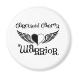Carcinoid Cancer WARRIOR Fighter Wings magnets