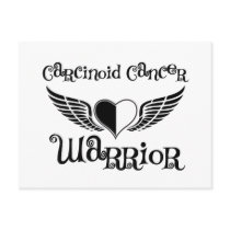 Carcinoid Cancer WARRIOR Fighter Wings Post Cards