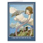 Card: Alice in Wonderland Vintage Illustration