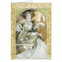 Card: Alphonse Mucha - Art Nouveau