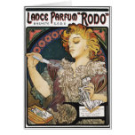 Card: Alphonse Mucha- Lance Parfum "Rodo"