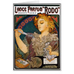 Card: Alphonse Mucha- Lance Parfum "Rodo"