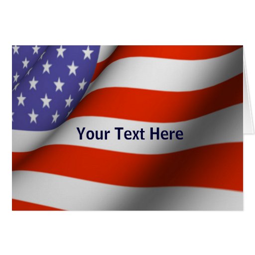 Card - American Flag