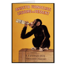 Card: Anissetta Liquor Monkey