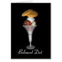 Card Balanced Diet Cookies And Ice Cream