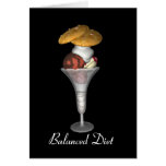 Card Balanced Diet Cookies And Ice Cream