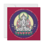 CARD Chenrezig / Avalokiteshvara - with envelope invitations