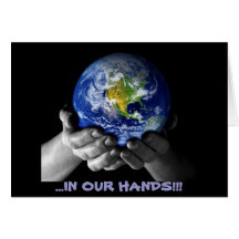 CARD- EARTH HANDS