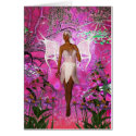 Card Fantasy Art Pink Pixie