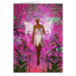 Card Fantasy Art Pink Pixie
