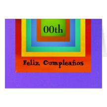 Card - Feliz Cumpleaños - Multicolor