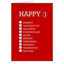 Card For All Seasons (Red)