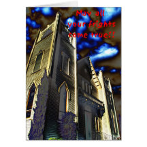 Card - Halloween - Frights Come True Church