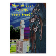 Card - Halloween - Frights Come True Graveyard