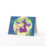 CARD Halloween Party Invitation ~ Witch