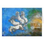 Card/Invitation: Chariot of Apollo by Redon