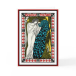 Card/ Invitation: Peacock Artwork - The Kiss