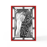 Card/ Invitation: Peacock Artwork - The Kiss