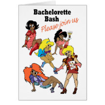 Card:/ Invitation: The Bachelorette Bash