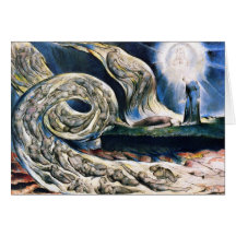 Card/ Invitation: "Whirlwind of Lovers by W. Blake