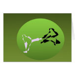 card karate martial arts kick green belt