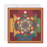 CARD Mandala of the 5 Elements, square+envelope invitations