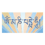 CARD Mantra OM MANI PADME HUM photo cards