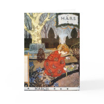 Card:  Month of March - Mars