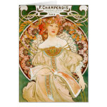 Card: Mucha - Champenois