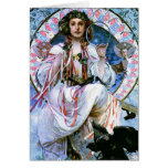 Card: Mucha - Slavia - Art Nouveau - Secession
