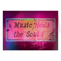 CARD- MUSIC HEALS