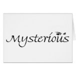 Card ~ Mysterious