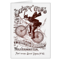 Card: Olympic Cycles Vintage Image