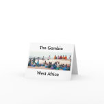 Card, "On the Beach, Gambia, West Africa"