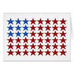 Card - Patriotic Flag Stars
