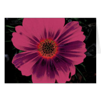 Card Pink Night Flower