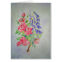 Card Roses and Digitalis