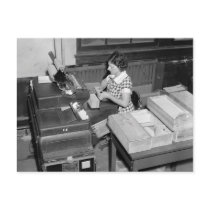 Card Shuffler, 1937 Post Cards