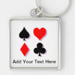 Card Suits Keychains