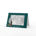 Card Template - African Grey Parrot