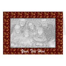 Card Template - Autumn Leaves