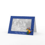Card Template - Christmas Bird