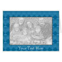 Card Template - Hanukkah Menorah