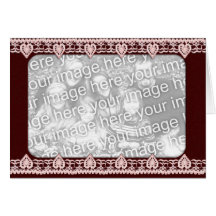 Card Template - Lace Hearts