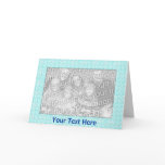 Card Template - Snowflake Border